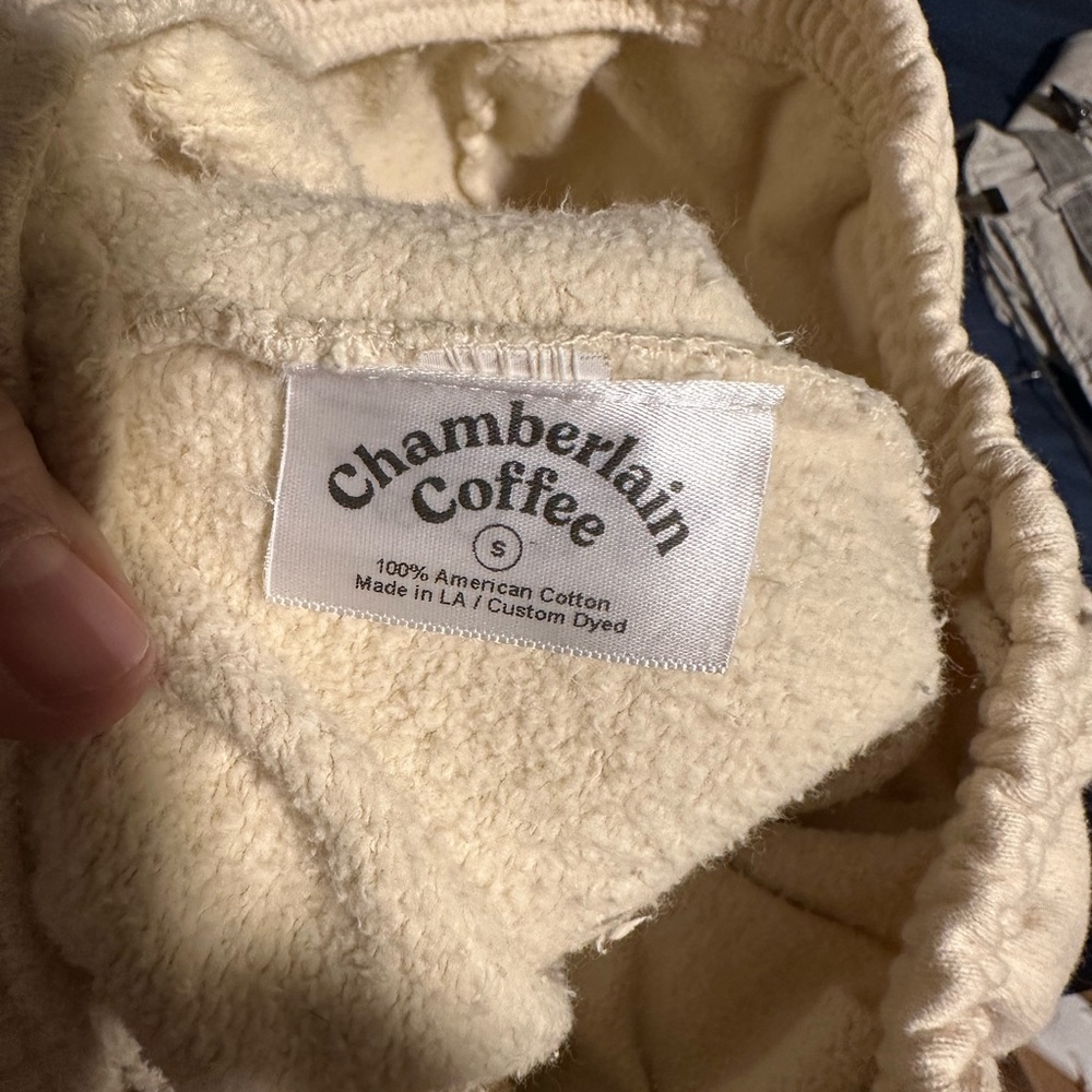 Chamberlain Coffee‎ Tan/Cream Sweatpants Size Small Rare Limited Edition - Picture 7 of 7